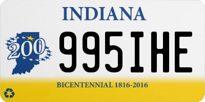 IN license plate 995IHE