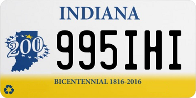 IN license plate 995IHI