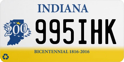 IN license plate 995IHK