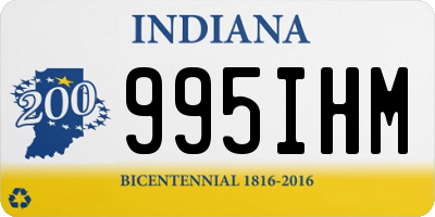 IN license plate 995IHM