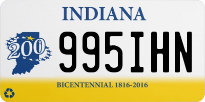 IN license plate 995IHN