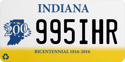 IN license plate 995IHR