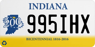 IN license plate 995IHX