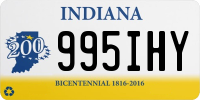 IN license plate 995IHY
