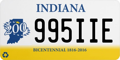 IN license plate 995IIE