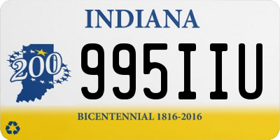 IN license plate 995IIU