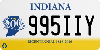 IN license plate 995IIY