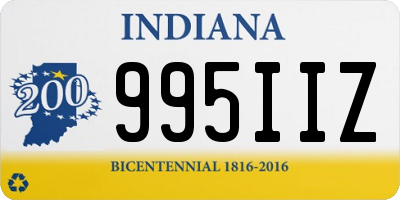 IN license plate 995IIZ