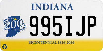 IN license plate 995IJP