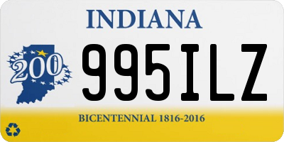 IN license plate 995ILZ