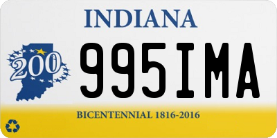 IN license plate 995IMA