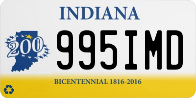 IN license plate 995IMD