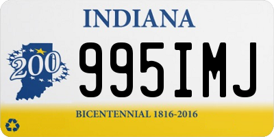 IN license plate 995IMJ