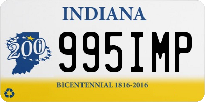 IN license plate 995IMP