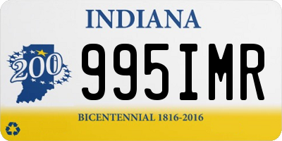 IN license plate 995IMR