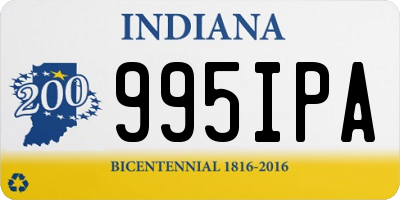 IN license plate 995IPA
