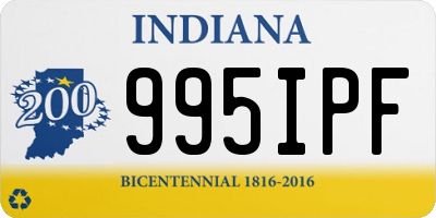 IN license plate 995IPF