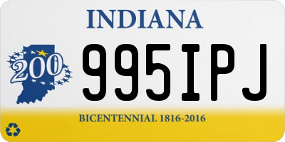 IN license plate 995IPJ