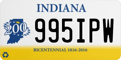 IN license plate 995IPW