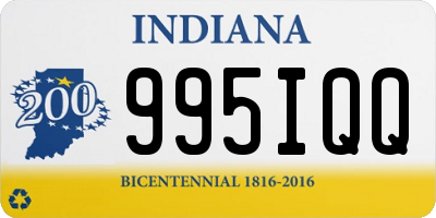 IN license plate 995IQQ