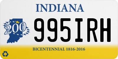 IN license plate 995IRH