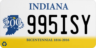 IN license plate 995ISY