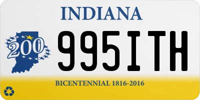 IN license plate 995ITH