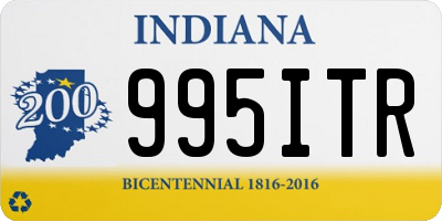 IN license plate 995ITR