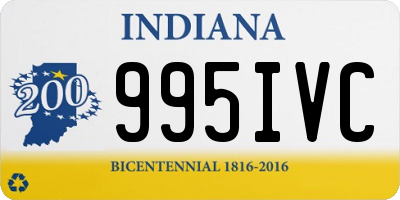 IN license plate 995IVC