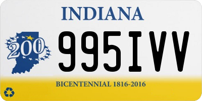 IN license plate 995IVV