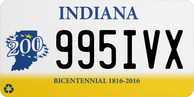 IN license plate 995IVX