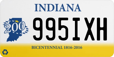 IN license plate 995IXH