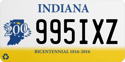 IN license plate 995IXZ