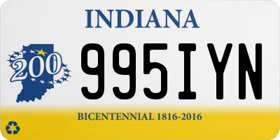 IN license plate 995IYN