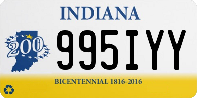 IN license plate 995IYY