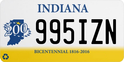 IN license plate 995IZN