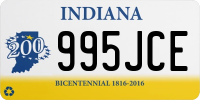 IN license plate 995JCE