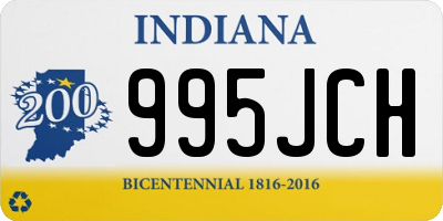 IN license plate 995JCH