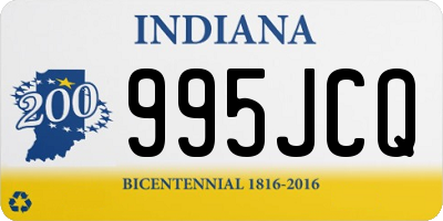 IN license plate 995JCQ