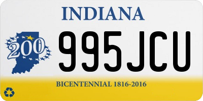 IN license plate 995JCU