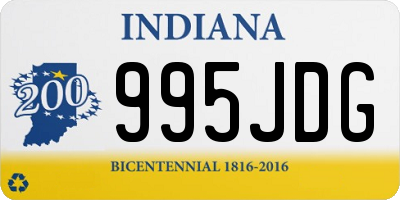 IN license plate 995JDG