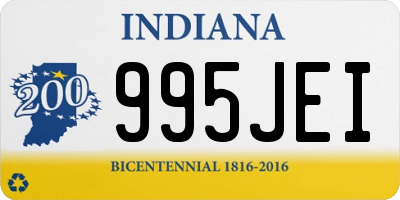 IN license plate 995JEI