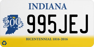 IN license plate 995JEJ