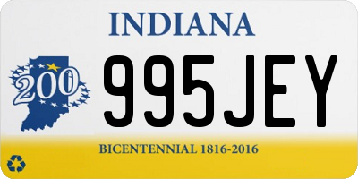 IN license plate 995JEY