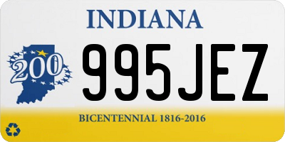 IN license plate 995JEZ