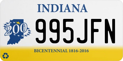 IN license plate 995JFN