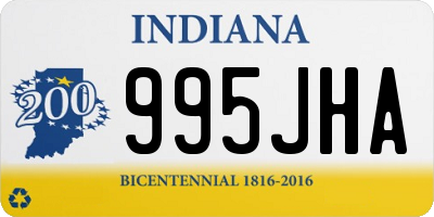 IN license plate 995JHA