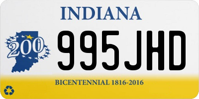 IN license plate 995JHD