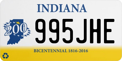 IN license plate 995JHE