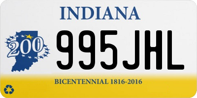 IN license plate 995JHL